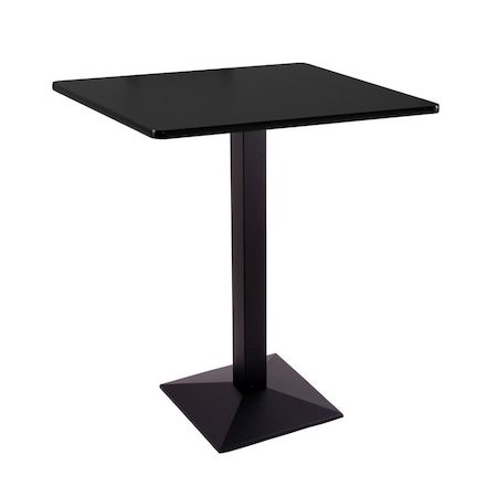 Holland Bar Stool Co 36" 217 Black Table, 36" x 36" Square Top 21736BW36SQ